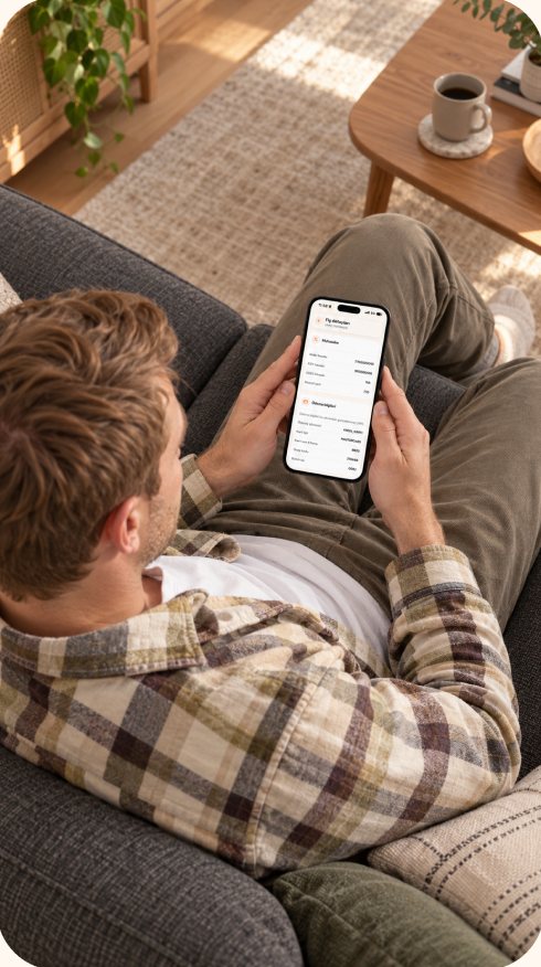 Telefondan fiş tarayan kullanıcı